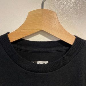 NFL Team Apparel Black Pittsburgh Steelers Football T-shirt Mens Small (Tag L)